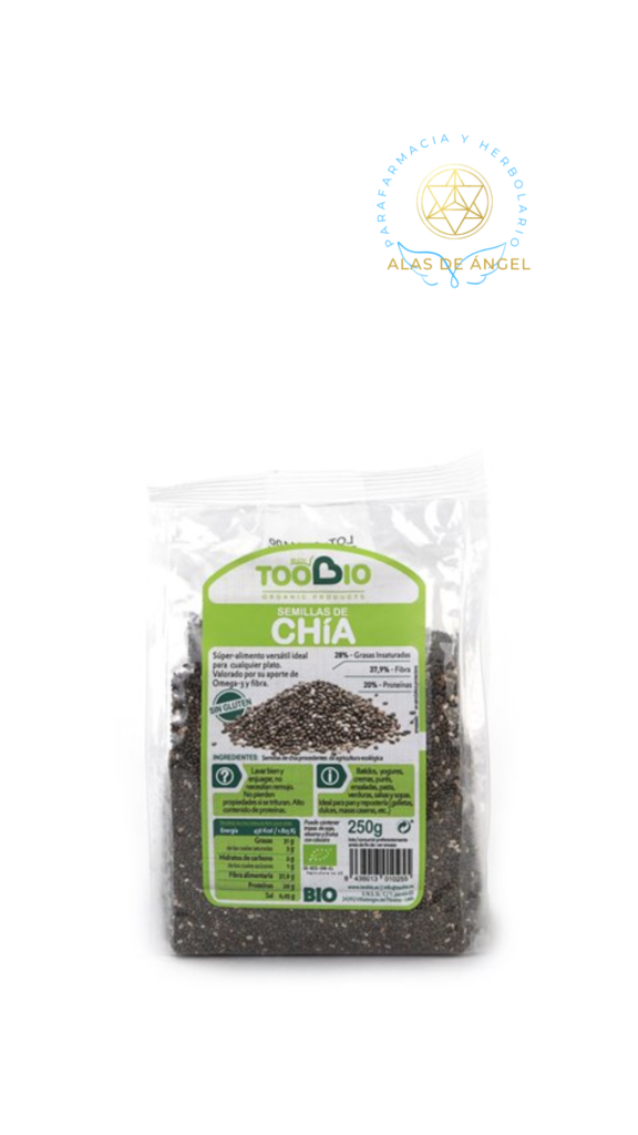 TOOBIO - SEMILLA CHIA S/G BIO 250 Grs. Toobio - Semilla Chía S/G BIO 250Grs