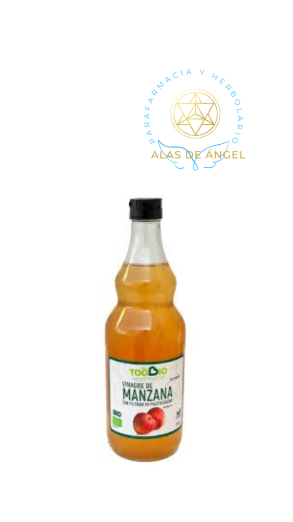 Vinagre de Manzana Sin Filtrar con Madre Bio – 750 ml – Toobio