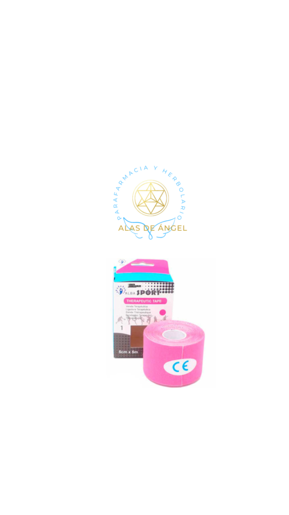 Vendaje neuromuscular ALBA rosa 5 cm x 5 mts