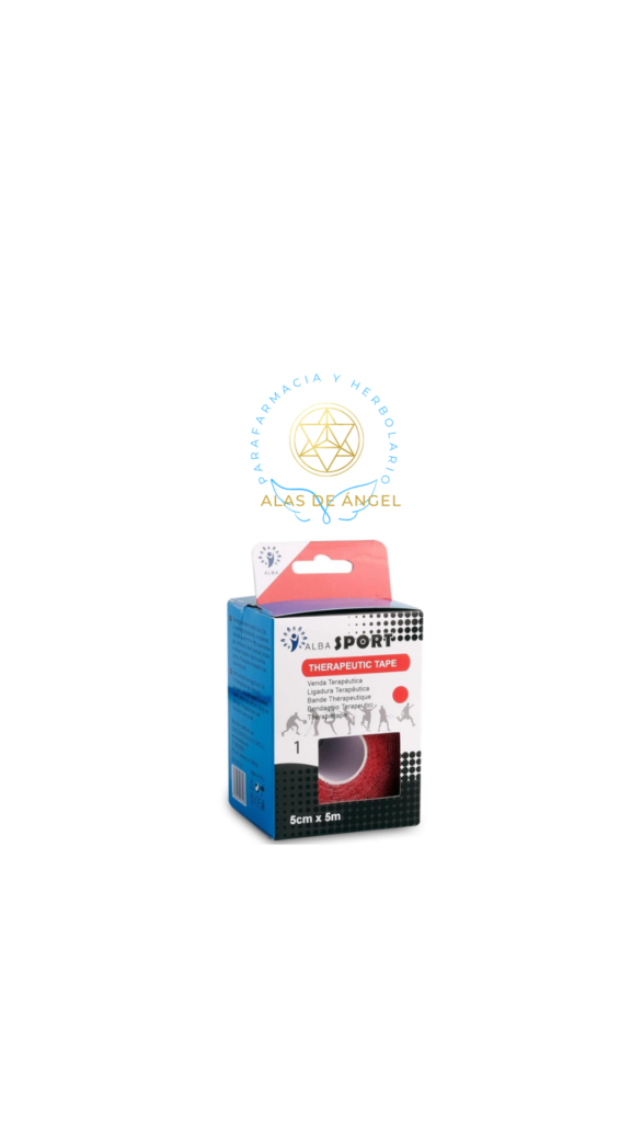 Vendaje neuromuscular TEMTEX azul rojo 5 cm x 5 mts