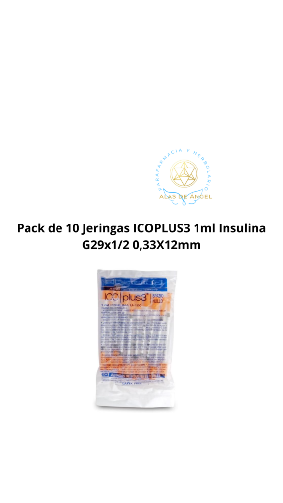 JERINGA INSULINA C/AGUJA 3 CUERPOS 100UD