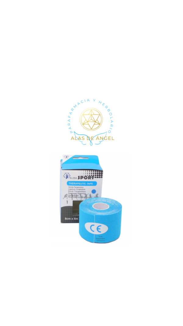 Kinesiotape - Alba Sport Vendaje neuromuscular ALBA Azul 5 cm x 5 mts