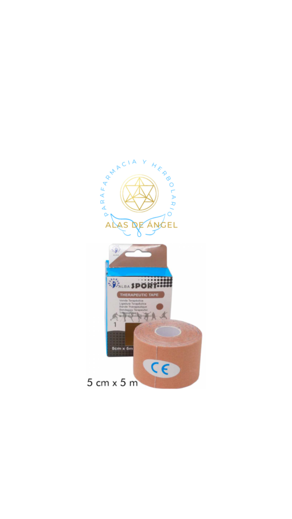 Vendaje neuromuscular ALBA beige 5 cm x 5 mts