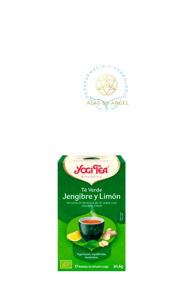 YOGI TEA verde jenjibre limón BIO 17 filtros La infusión para quiénes necesitan un suave refresco.