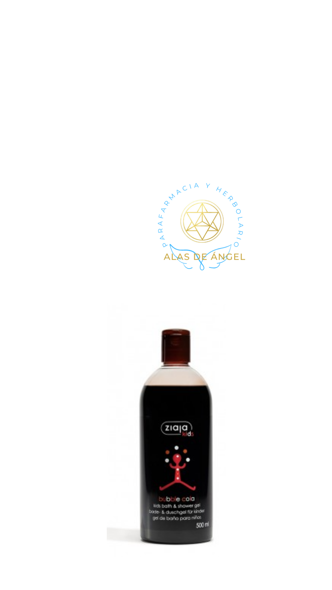 Gel de baño y ducha infantil con un 95% de ingredientes de origen natural que crea espuma y no reseca ni irrita la piel