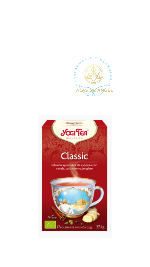 YOGI TEA Classic bio (17 filtros) Poder, calidez, India.