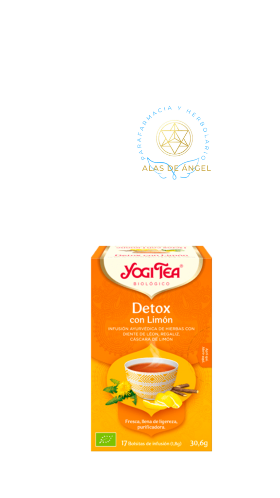 YOGI TEA® Detox con Limón es el compañero perfecto para soltar las cosas que nos pesan. En Ayurveda, el diente de león es muy apreciado por su efecto estimulante de la digestión.