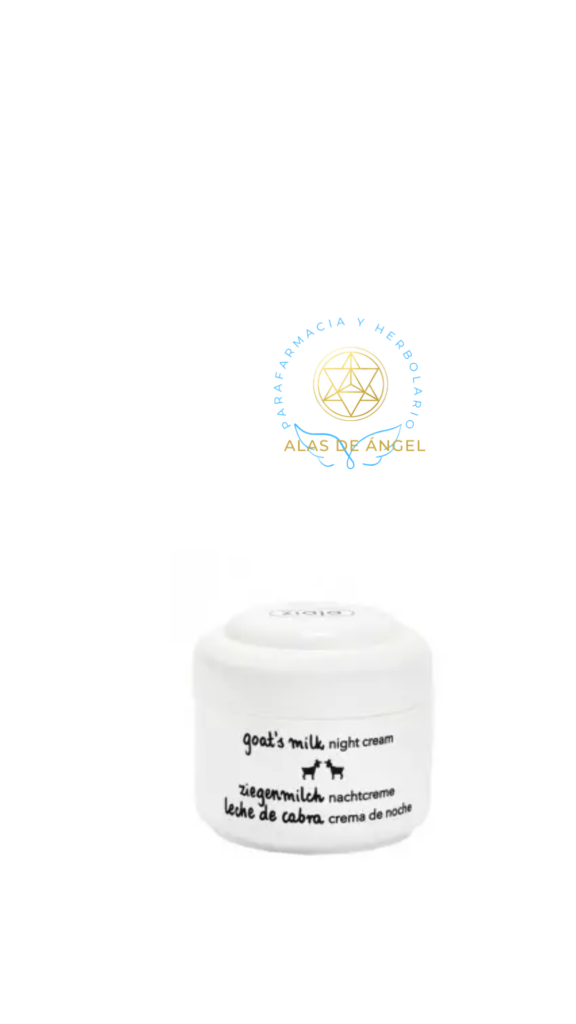 ZIAJA LECHE DE CABRA Crema facial hidratante de noche Crema facial de noche, rica para piel seca y propensa a las arrugas. Suplementa el déficit de sustancias naturales.