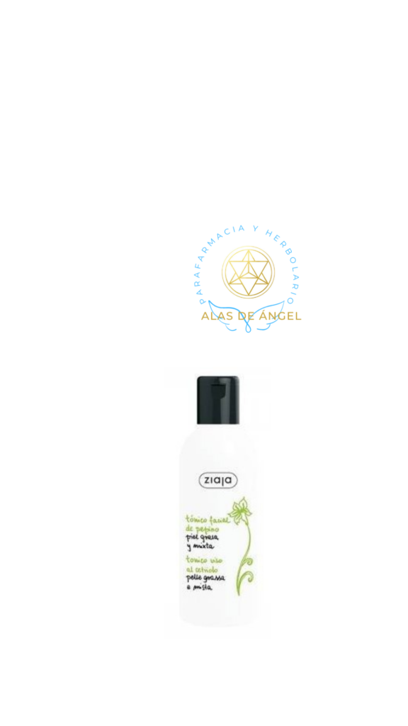 Tónico facial de pepino para piel grasa, mixta y normal. Sin alcohol para cuidado diario para el rostro y el cuello.