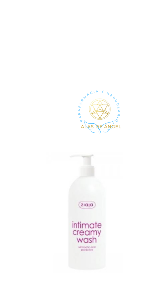 Gel cremoso para el lavado diario del área íntima propensa a irritaciones.