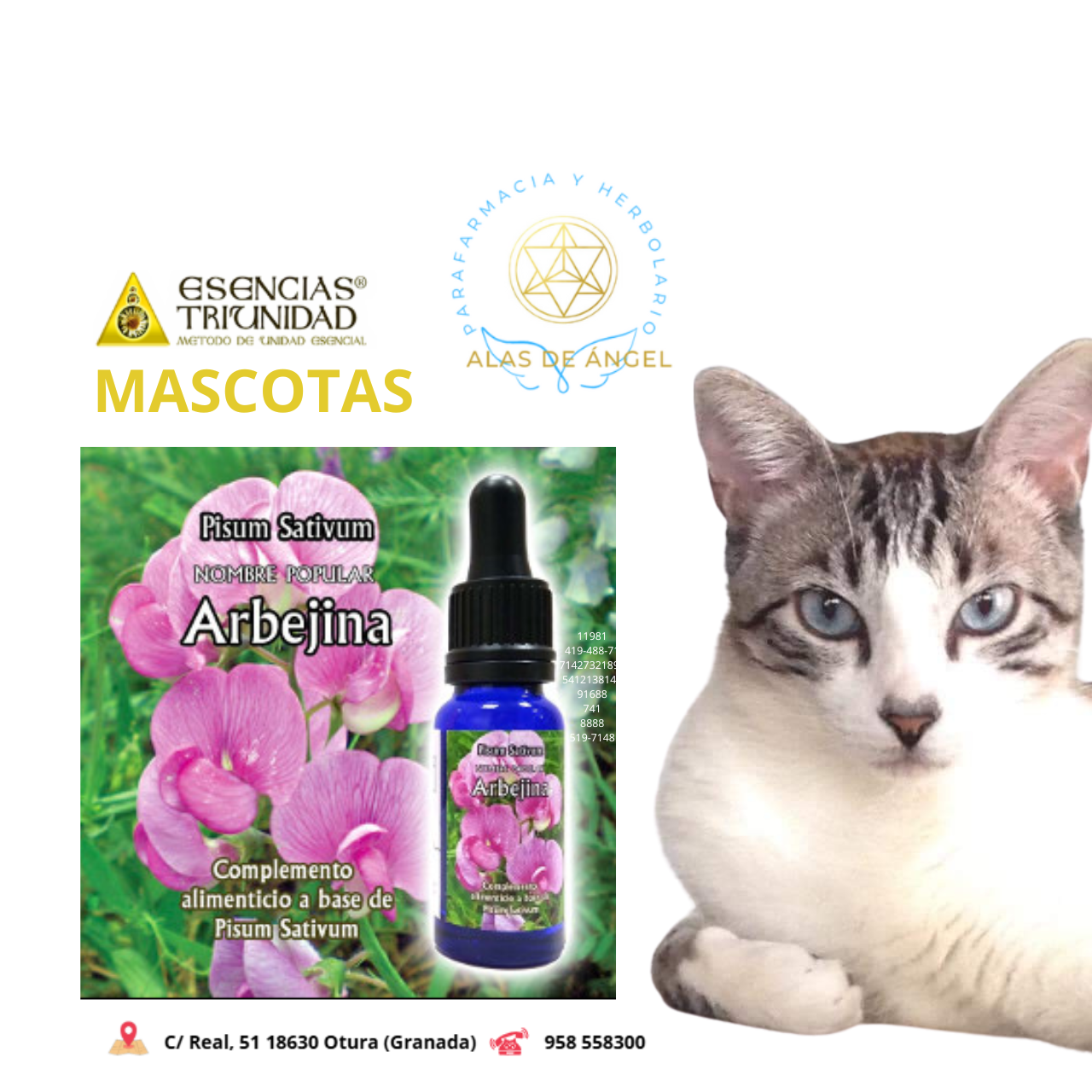 ESENCIAS TRIUNIDAD EN VETERINARIA »ARBEJINA» 15ml