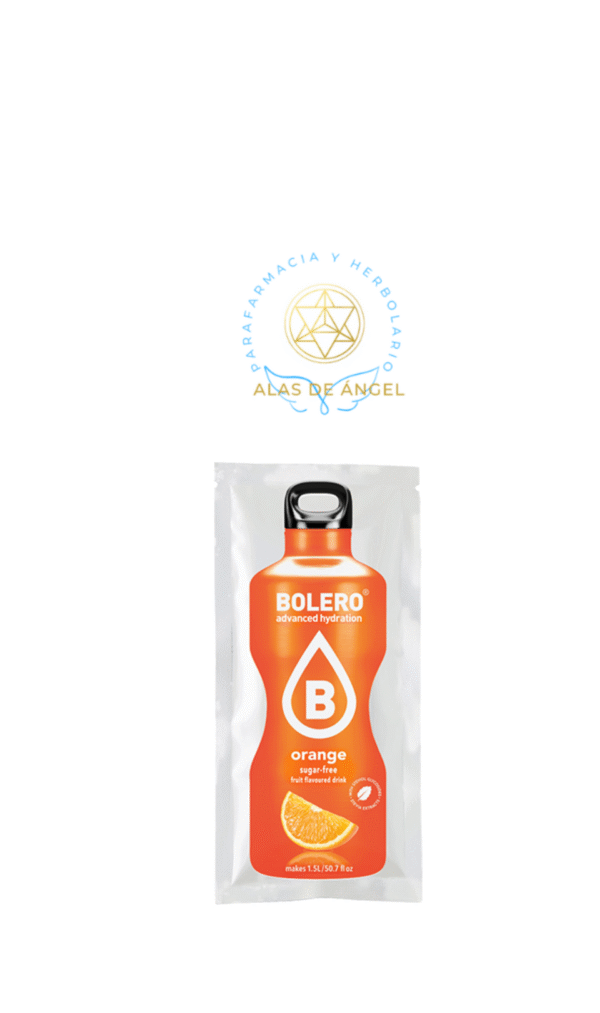 BOLERO - BEBIDA ORANGE (NARANJA) POLVO SOBRE 9 Gr.