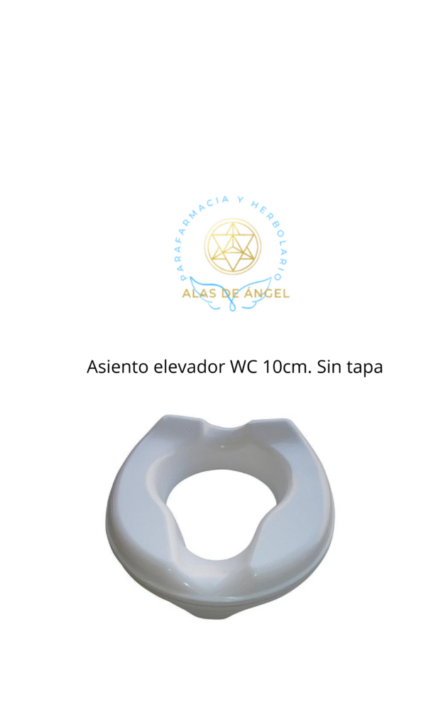 Asiento elevador WC económico 10cm. Sin tapa