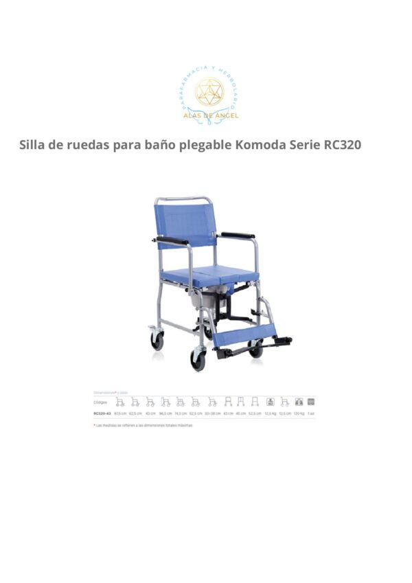 Silla inodoro con ruedas Komoda