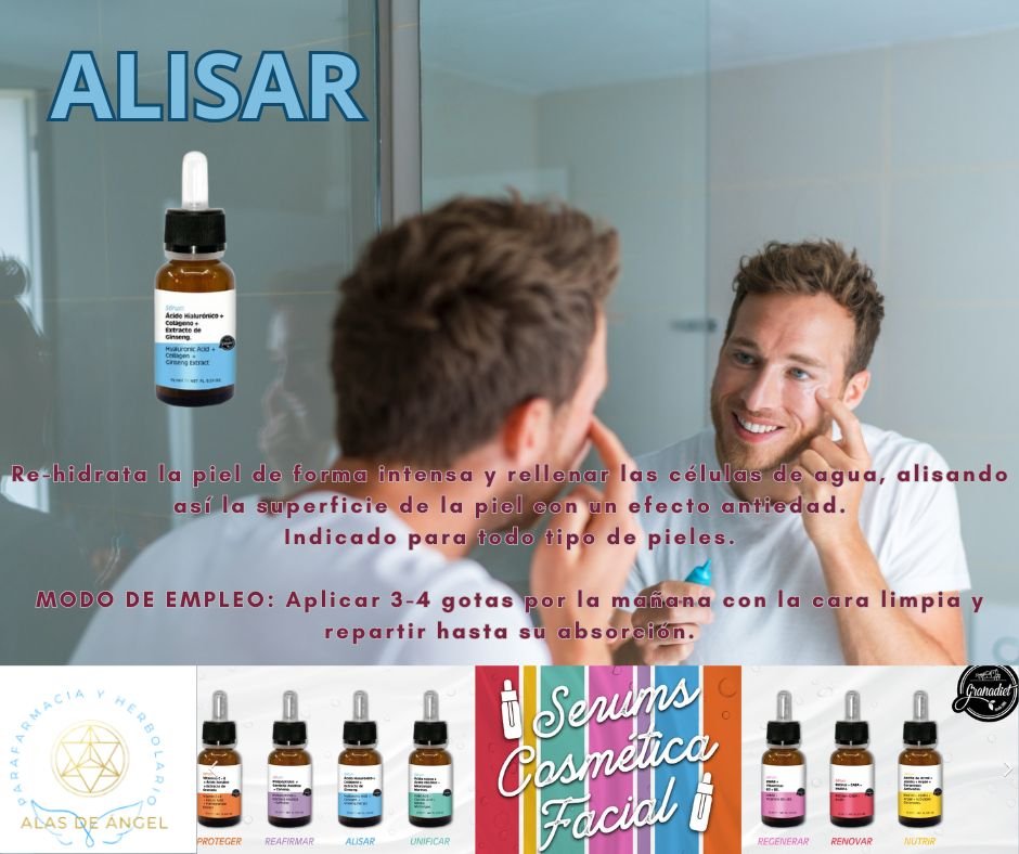 GR.SERUM ALISAR HIALURONICO+ COLAGENO+ GINSENG 15 ML.