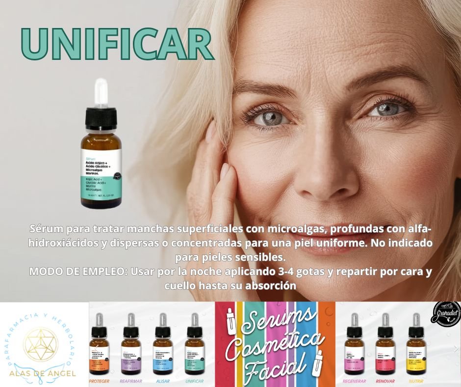 GR.SERUM UNIFICAR KOJICO+GLICOLICO+MICROALGAS 15 ML. GR.SERUM UNIFICAR KOJICO+GLICOLICO+MICROALGAS 15 ML.