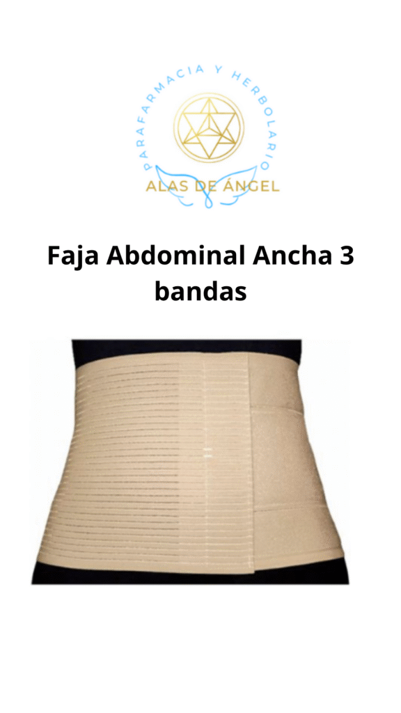 FAJA ABDOMINAL ANCHA TRES BANDAS T. 6