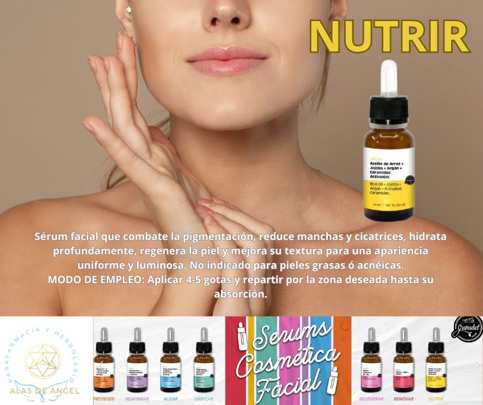 GR.SERUM NUTRIR ARROZ+ JOJOBA+ARGAN+CERAMIDAS 15 ML. GR.SERUM NUTRIR ARROZ+ JOJOBA+ARGAN+CERAMIDAS 15 ML.