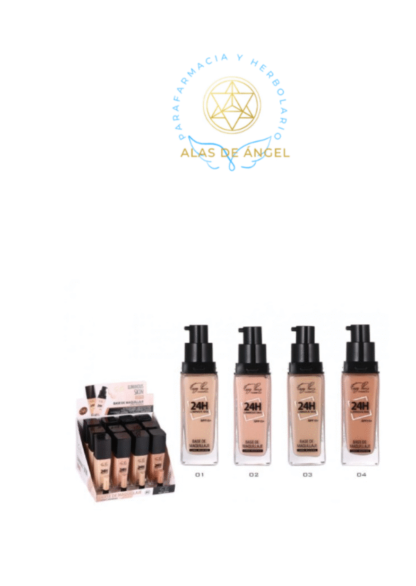 BASE MAQUILLAJE LUMINOUS SKIN 24H SPF15 color 01