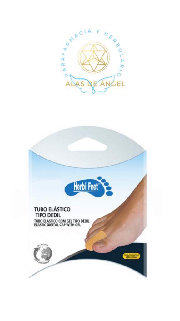 Tubo elástico con gel tipo dedil forrado Herbi Feet T. L